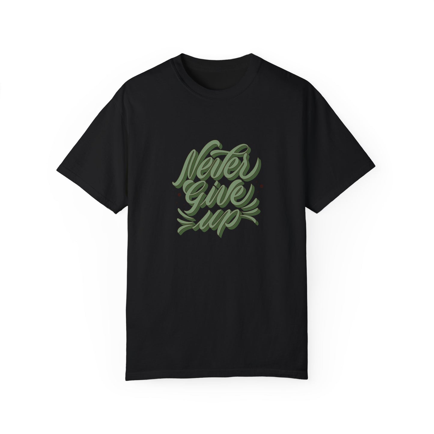 Never Give Up (Relaxed fit Unisex T-shirt)